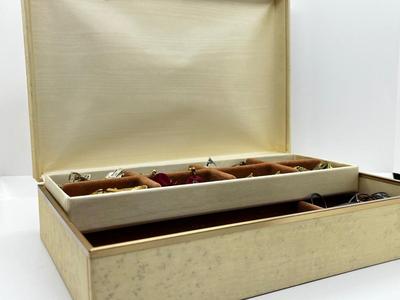 LOT 81: Jewelry Box With Clip On Earring Collection, Watches and More!