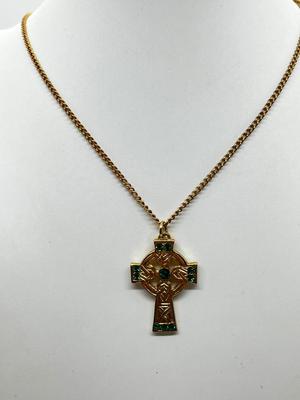 LOT 88: Pretty Celtic Cross on 18" Chain
