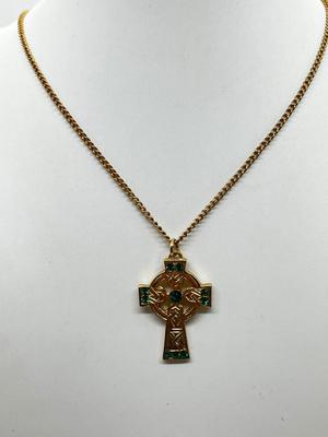 LOT 88: Pretty Celtic Cross on 18" Chain