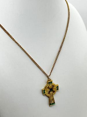 LOT 88: Pretty Celtic Cross on 18" Chain