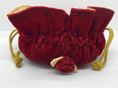 LOT 95: HUGE Craft Lot With Pretty Velvet Drawstring Bag