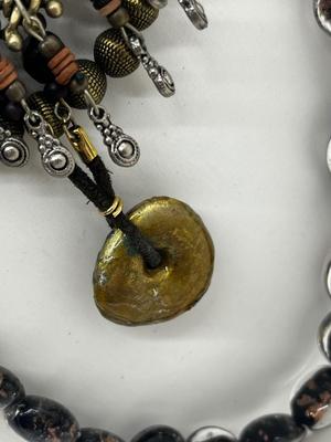 LOT 99: Assorted Chunky Earth Toned Necklaces