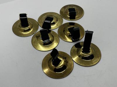 LOT 102: Finger Cymbals and Unique Leather Bracelet