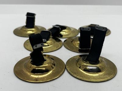 LOT 102: Finger Cymbals and Unique Leather Bracelet