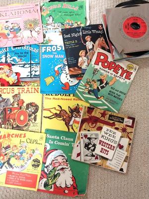 MOSTLY CHILDRENS 45 RECORDS