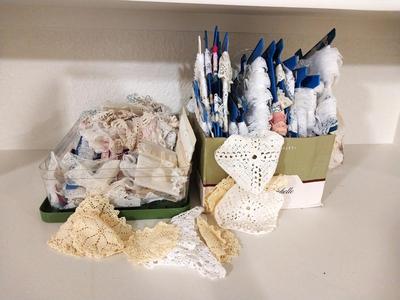 VARIETY OF LACE FOR SEWING OR CRAFT PROJECTS