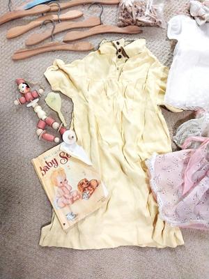 VINTAGE CHILD OUTFITS-HOT WATER BOTTLE-WOODEN CHILD HANGERS AND MORE