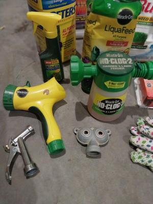 YARD AND GARDEN CHEMICLES AND SUPPLIES