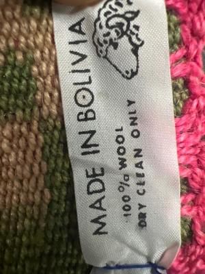 Bolivian textile 100% Wool