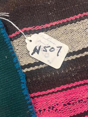 Hand woven blanket