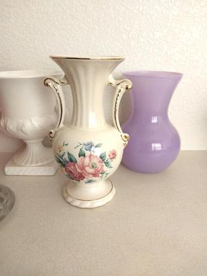 VARIETY OF VASES AND FROGG
