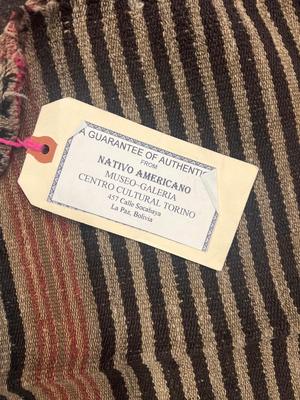 Two handmade textiles