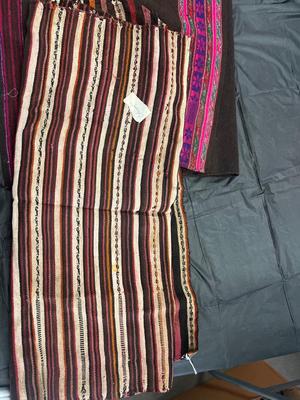 Two handmade textiles