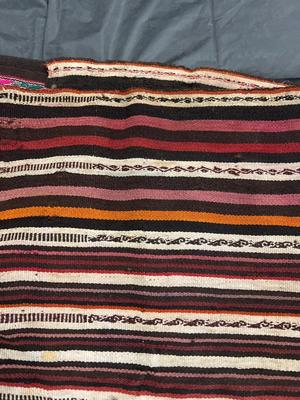 Two handmade textiles