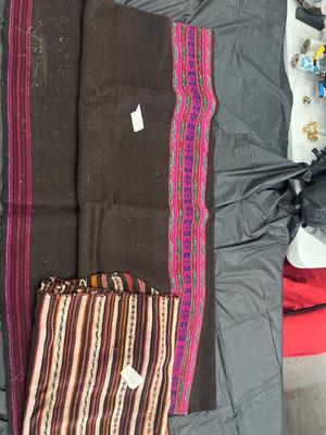 Two handmade textiles