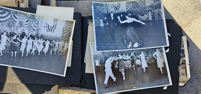 Vintage Photo album, dancing, beach, vacation 1930s to 50s