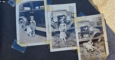 Vintage Photo album, dancing, beach, vacation 1930s to 50s
