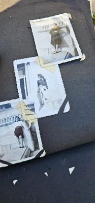 Vintage Photo album, dancing, beach, vacation 1930s to 50s