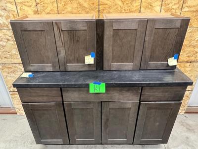 2 sets of Midcontinent cabinetry cabinets