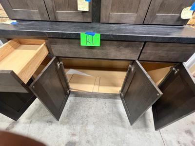 2 sets of Midcontinent cabinetry cabinets