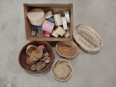 CRAFTING BASKETS AND CANTAINERS