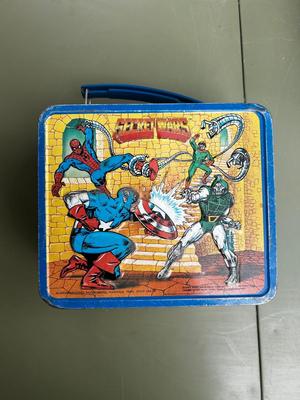 Metal Comic Book Hero Lunchbox