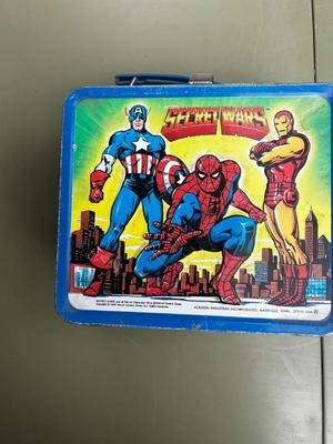 Metal Comic Book Hero Lunchbox