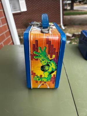 Metal Comic Book Hero Lunchbox
