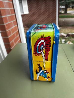 Metal Comic Book Hero Lunchbox