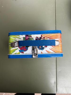 Metal Comic Book Hero Lunchbox