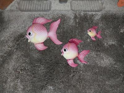 THROWRUG-SHOWER HOLDER-3 WALL HUNG FISH