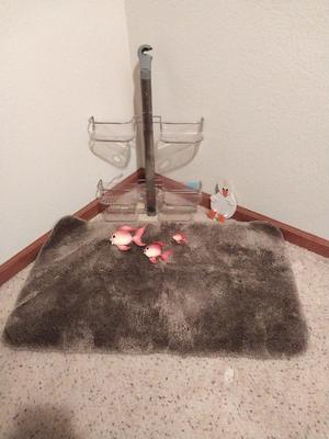 THROWRUG-SHOWER HOLDER-3 WALL HUNG FISH