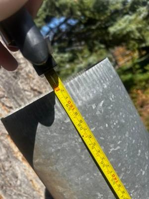 5' x 8" Long Metal Pipe
