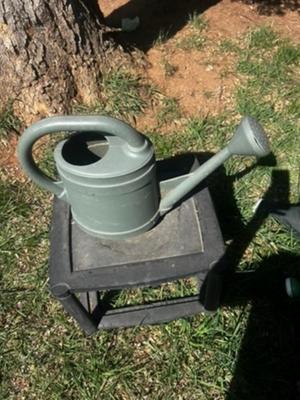 Garden Table & Garden Water Pitcher