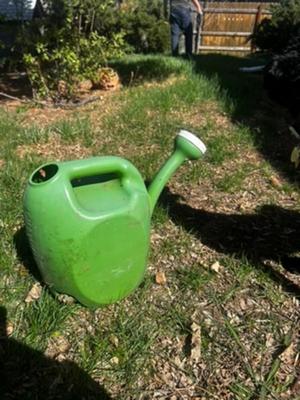 Green Watering Can