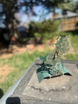 Metal Hose Hook w/ Turtles #1