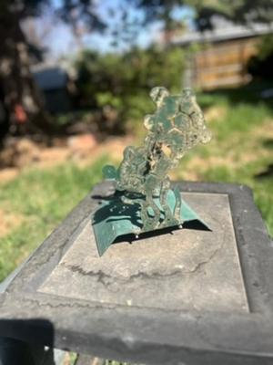 Metal Hose Hook w/ Turtles #1