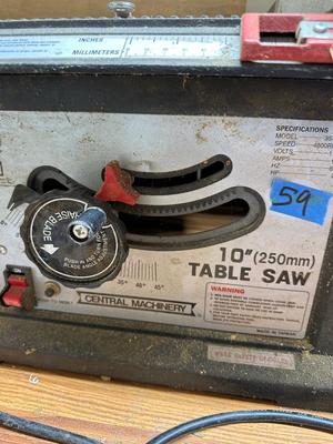 10” Table Saw