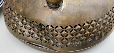 Vintage Asian Brass Stool circa 1950s
