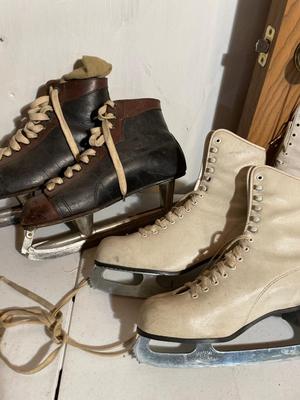 Vintage ice skates