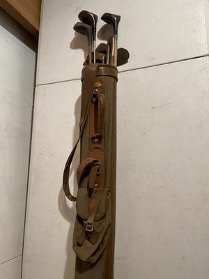Vintage golf clubs