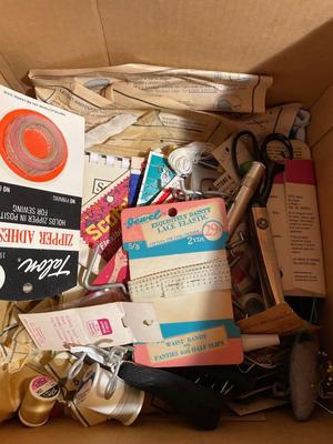 Vintage patterns and sewing notions