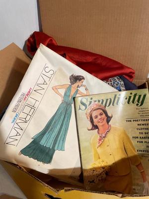 Vintage patterns and sewing notions