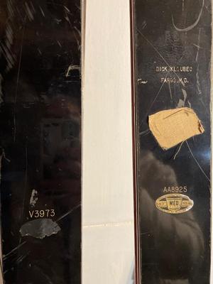 Vintage Hart skis & poles