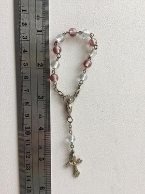 Marked fashion rosary bracelet