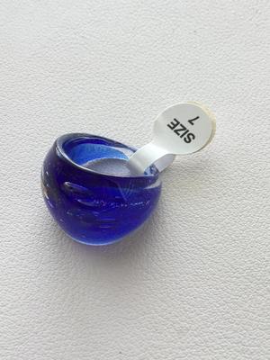 Blue fashion ring