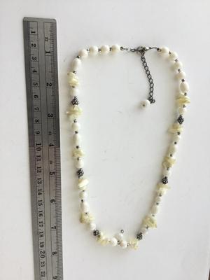 Beautiful white fashion collar necklace