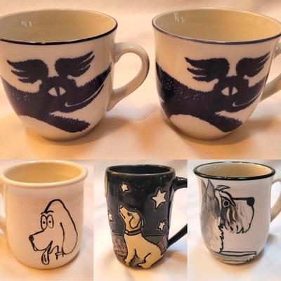 Six Dog Themed Mugs (DR-EL)