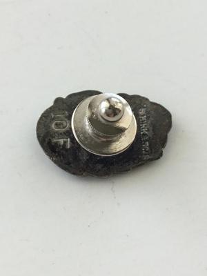 10 F. Marked vintage pin