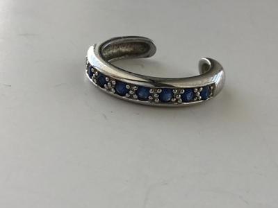 Marked beautiful blue ring